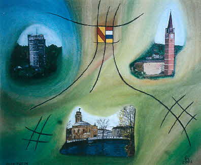 Pforzheim - �l auf Leinwand - 2002 - 60 x 50 cm - 700 €